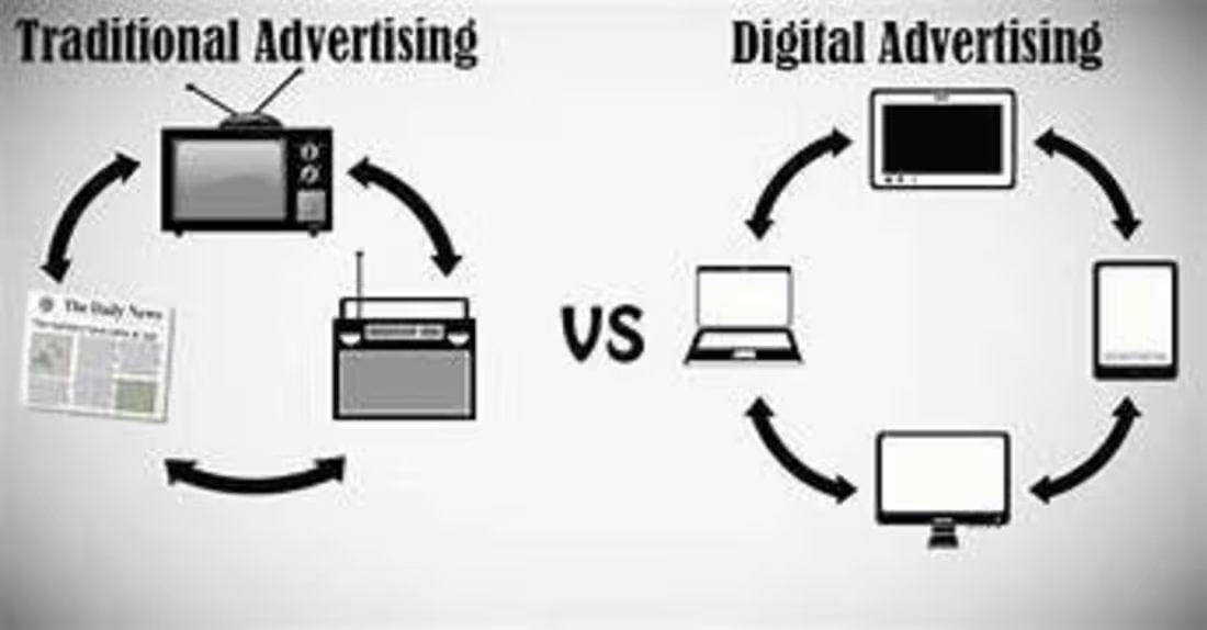 Cover image for Digital Advertising: A shift from traditional advertising or an…