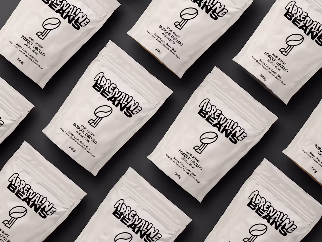 Cover image for ADRENALINE BEANS | Brand Identity