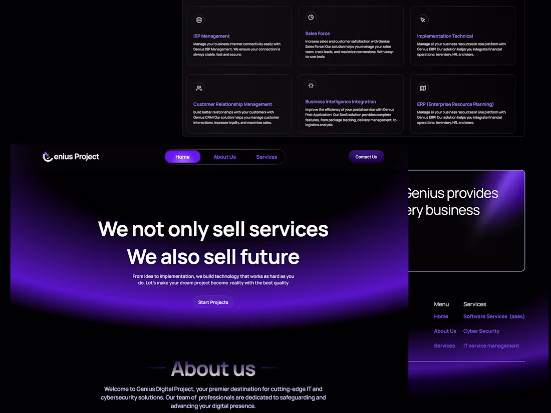 Cover image for Redesign website genius technology