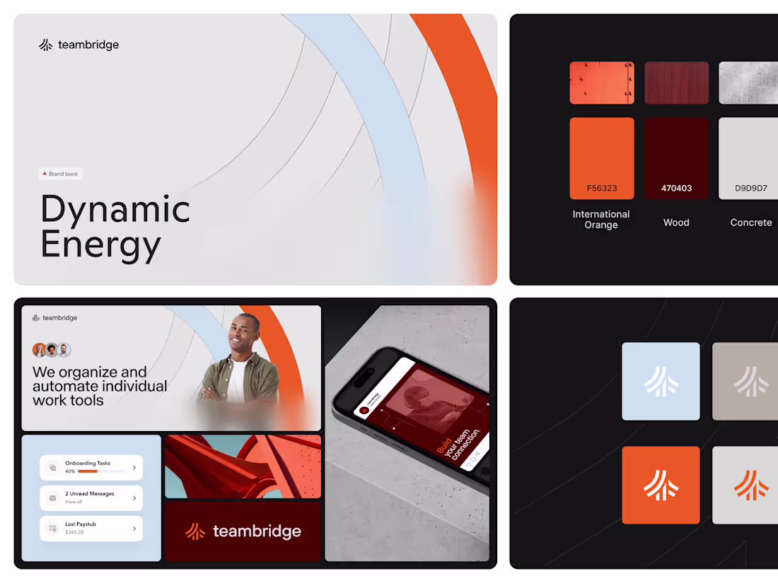 Cover image for Brand system with a full brand book