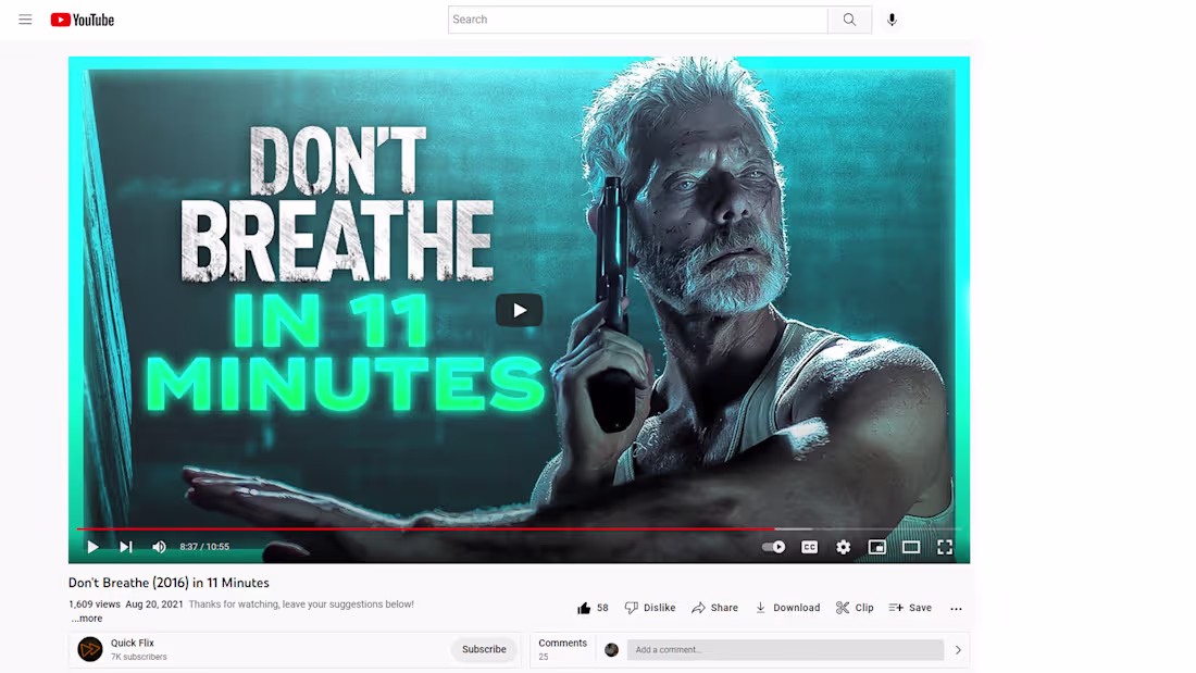 Cover image for A movie recap of Don't