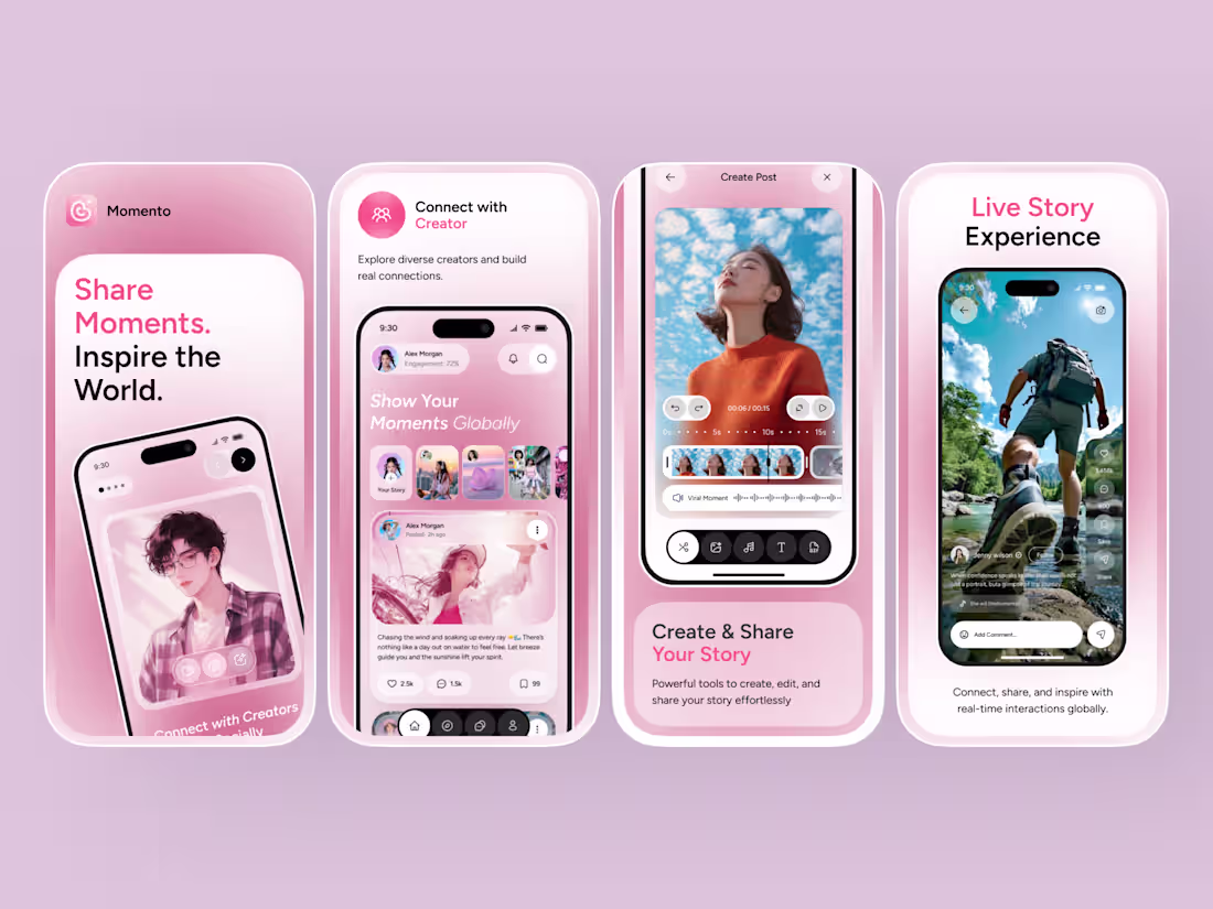 Cover image for Social Media App UI —