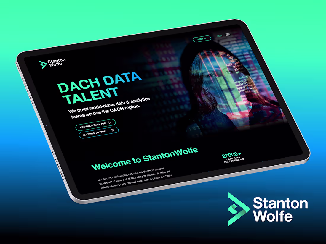 Cover image for Stanton Wolfe website design :: Behance