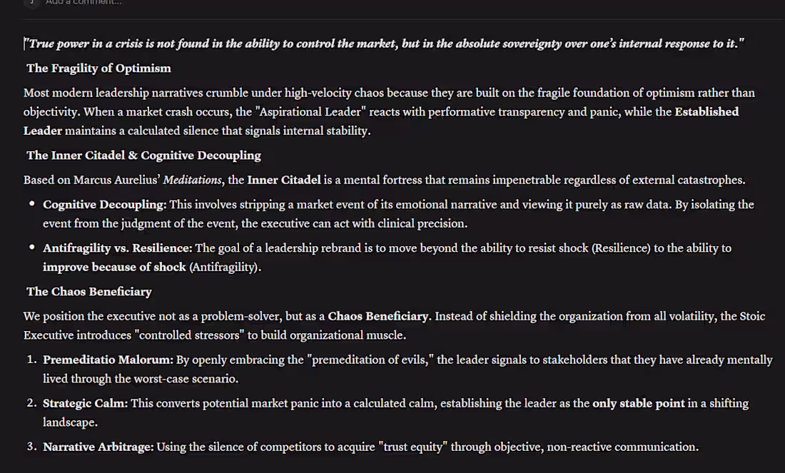 Cover image for Most leaders suffer from 'Narrative