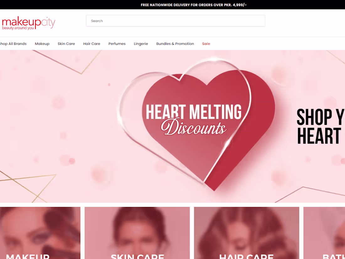 Cover image for Buy Makeup Online | Pakistan’s # 1 Cosmetics Store | Makeup City