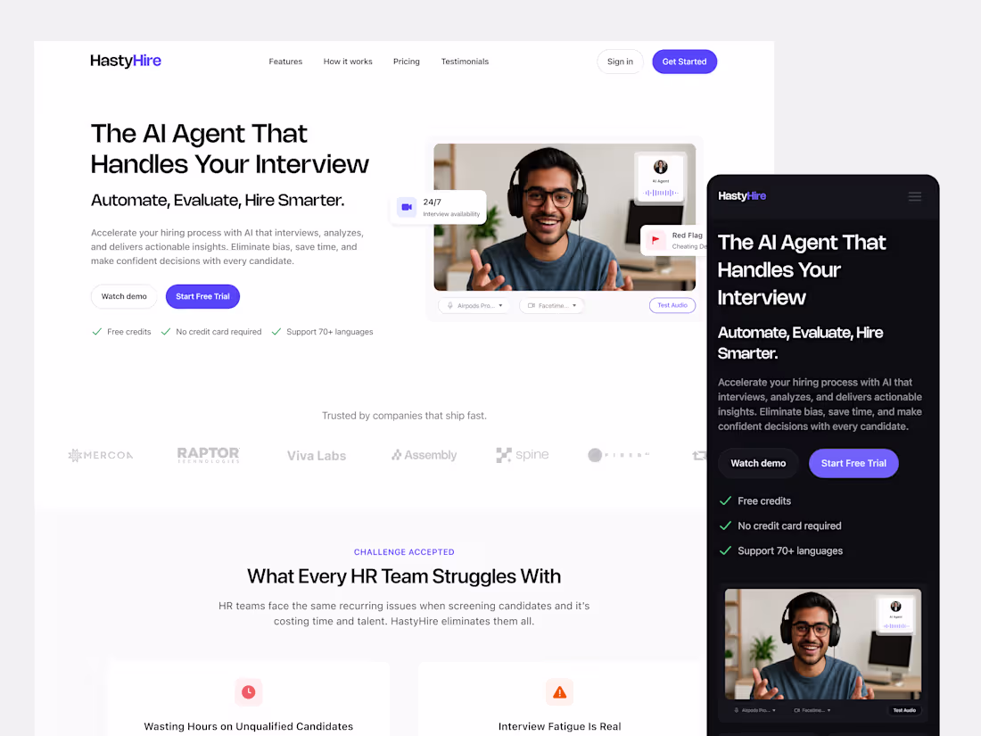 Cover image for AI Agent Interviewer