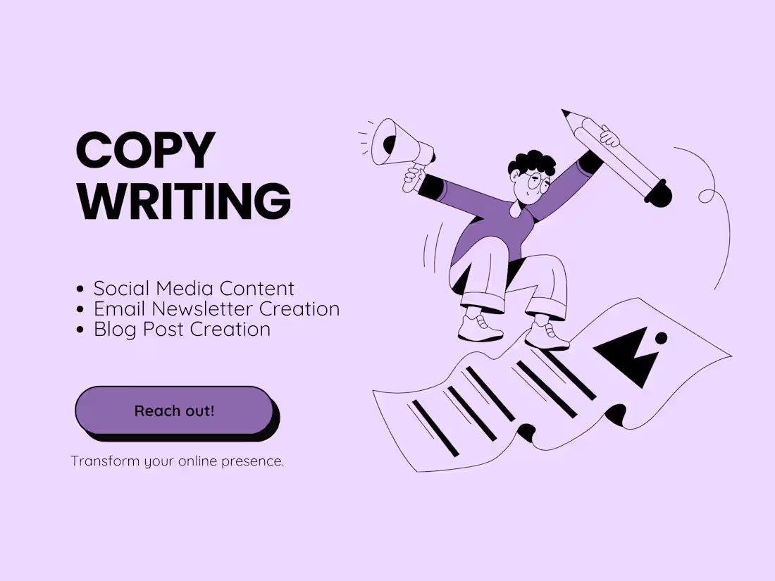 Cover image for Copy Writing ✍🏼