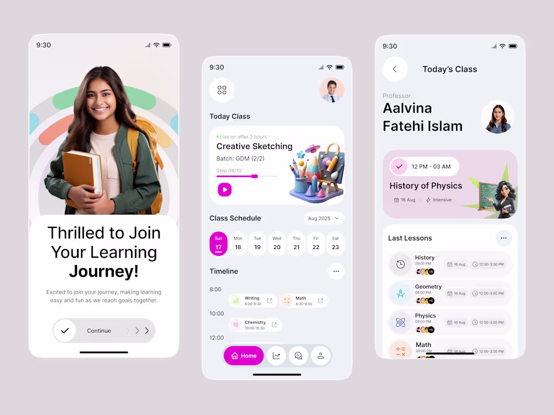 Cover image for Education & E-learning App Redesign