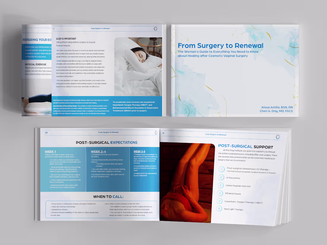 Cover image for Ong Institute Surgical Recovery Guide