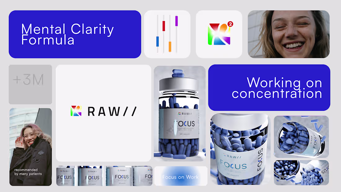 Cover image for RAW// Focus is a branding