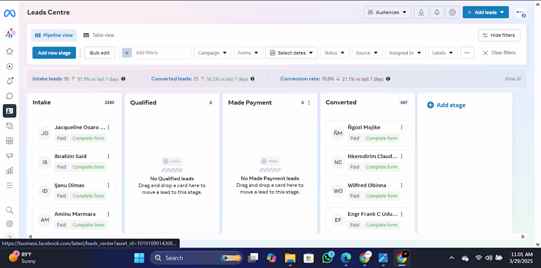 Cover image for Leads Generated for Vegas Homes Ltd