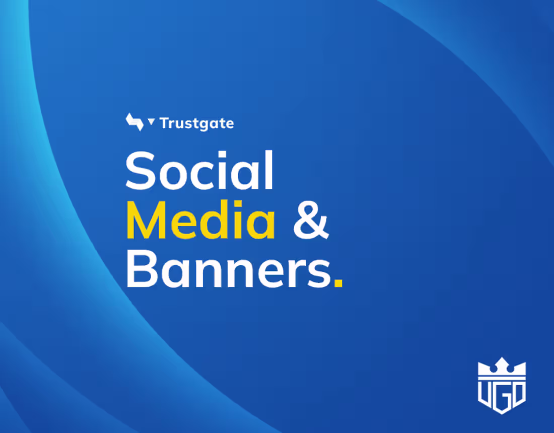 Cover image for Trustgate Social Media & Banners 2023 on Behance