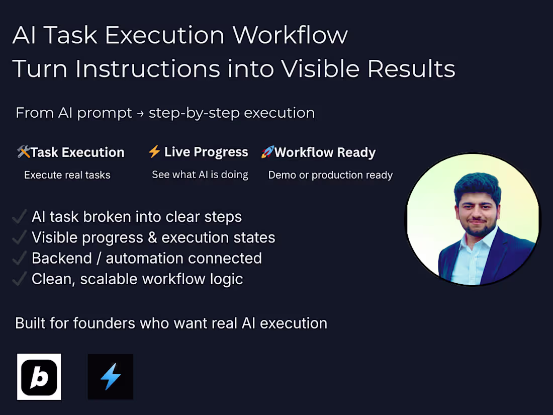 Cover image for Bolt: AI Task Execution & Workflow Automation