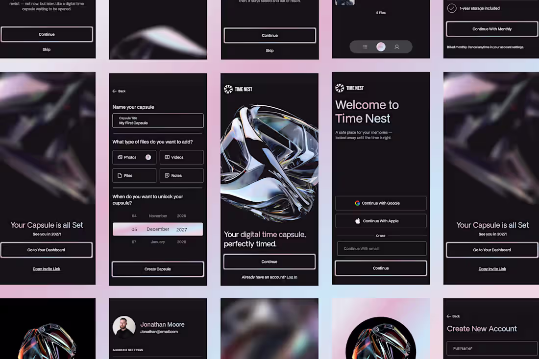 Cover image for Time Nest: Cloud App for Memory Preservation