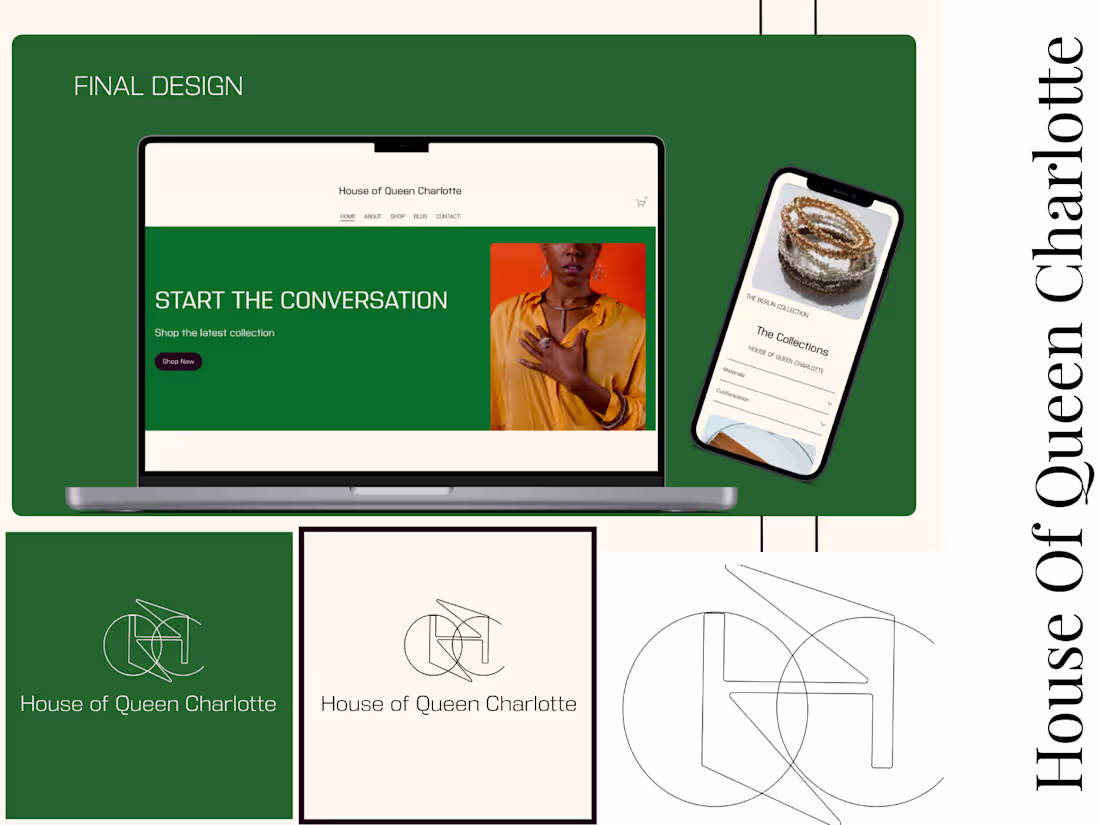 Cover image for Project: House of Queen Charlotte - Brand Identity & eCommer...