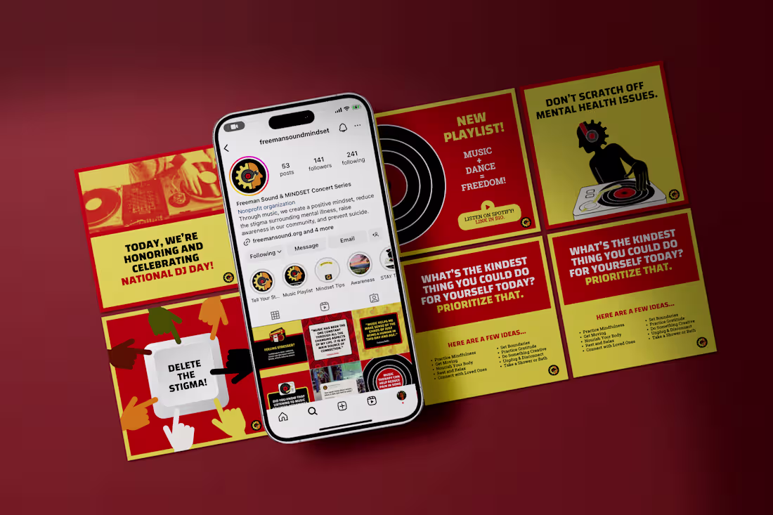 Cover image for Freeman Sound: Brand Identity and Squarespace Website Design