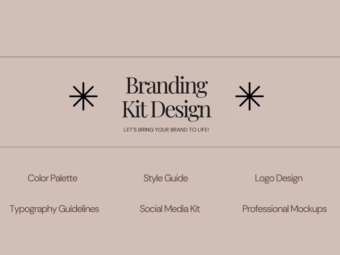 Cover image for Elevate your brand: Custom brand kit design