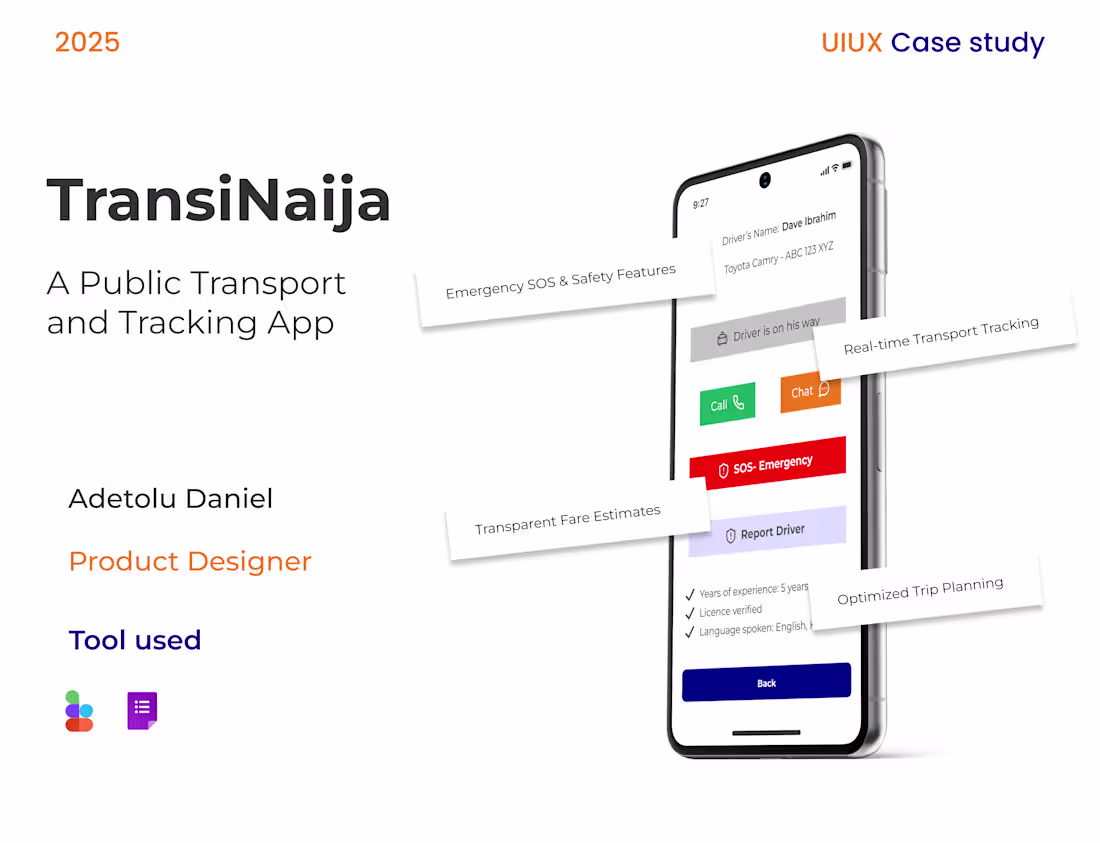 Cover image for TransiNaija: Smart Public Transport Tracking & Safety