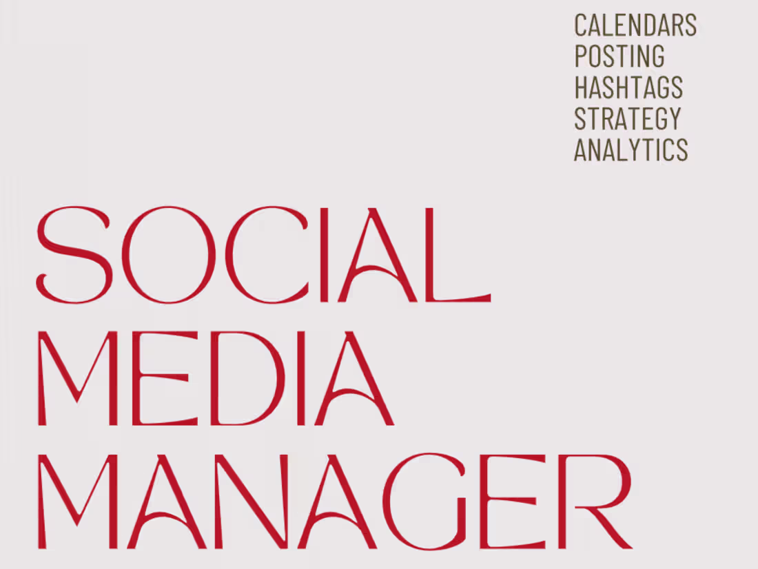 Cover image for Social Media Management