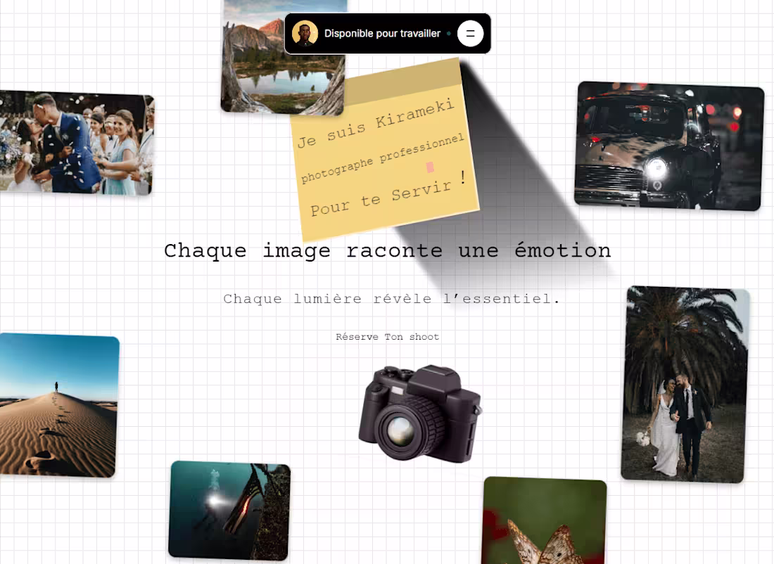 Cover image for Portfolio Photographe - Kirameki