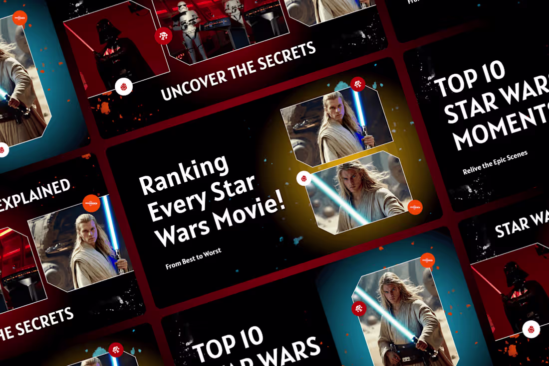 Cover image for Star Wars Fans YouTube Template Pack