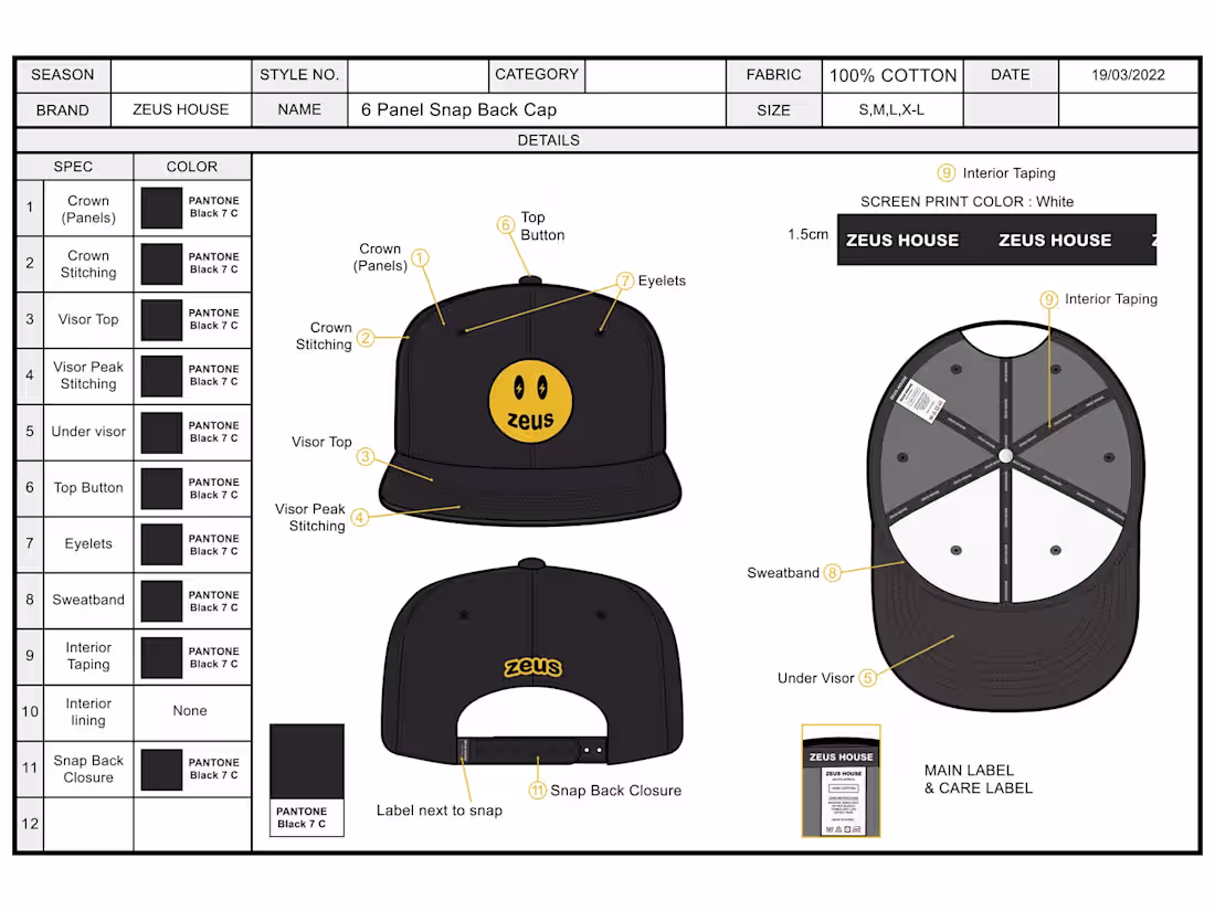 Cover image for Snapback CAD Design