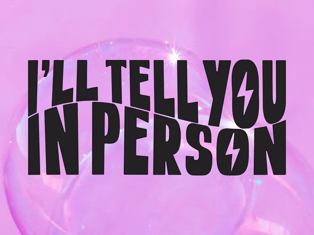 Cover image for I’ll Tell You In Person A-List Brand Design + Web Design