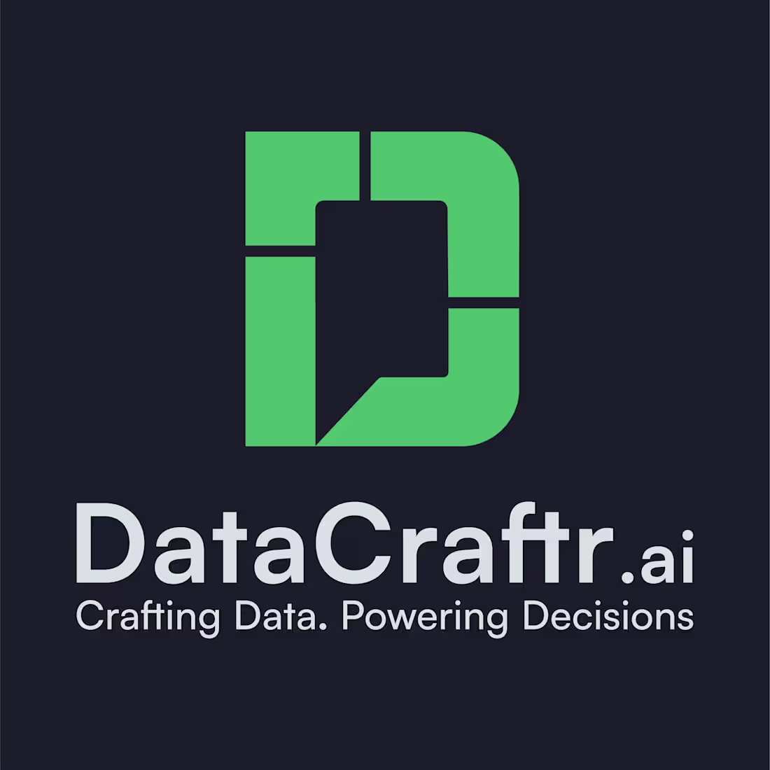 Cover image for DataCraftr.ai (http://DataCraftr.ai) — Brand Identity