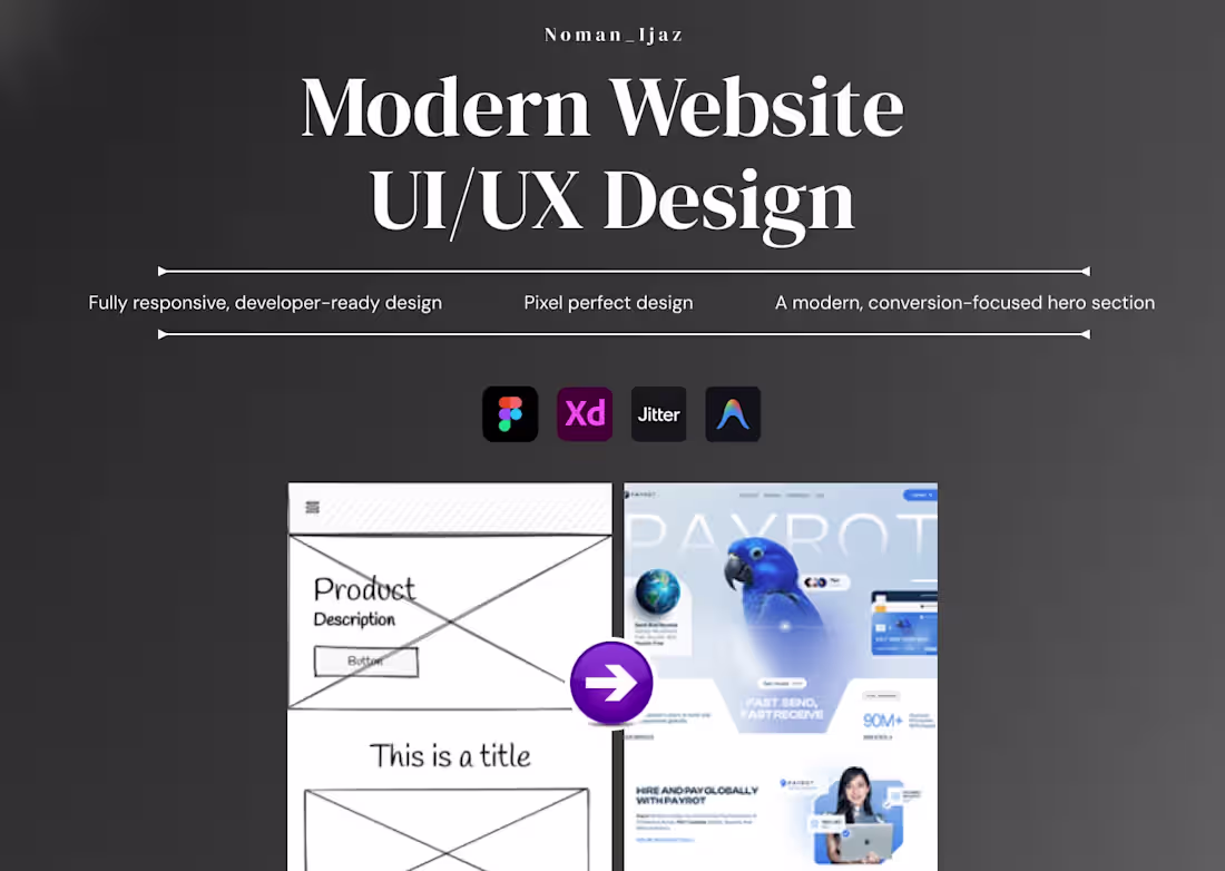 Cover image for High-Converting Website UI/UX