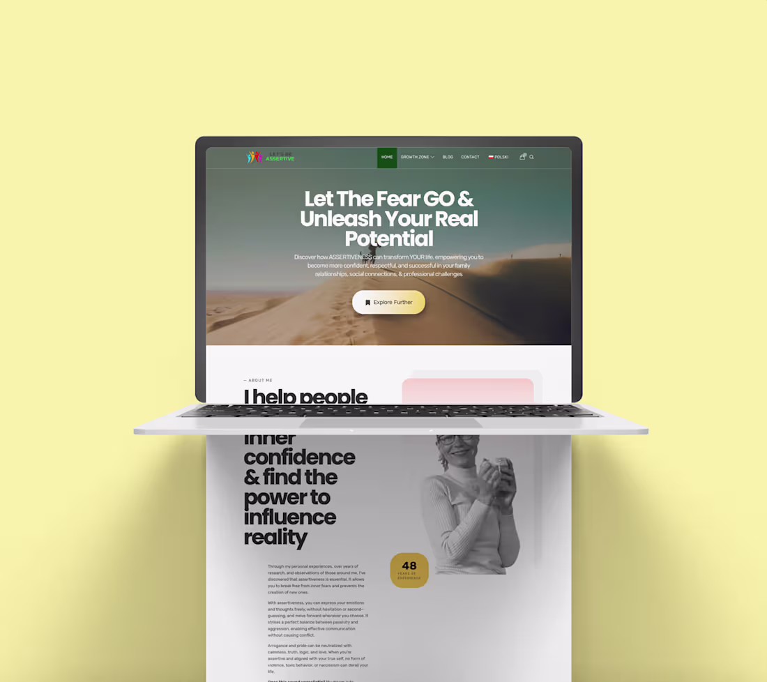 Cover image for built a coach personal brand website. #wordpress