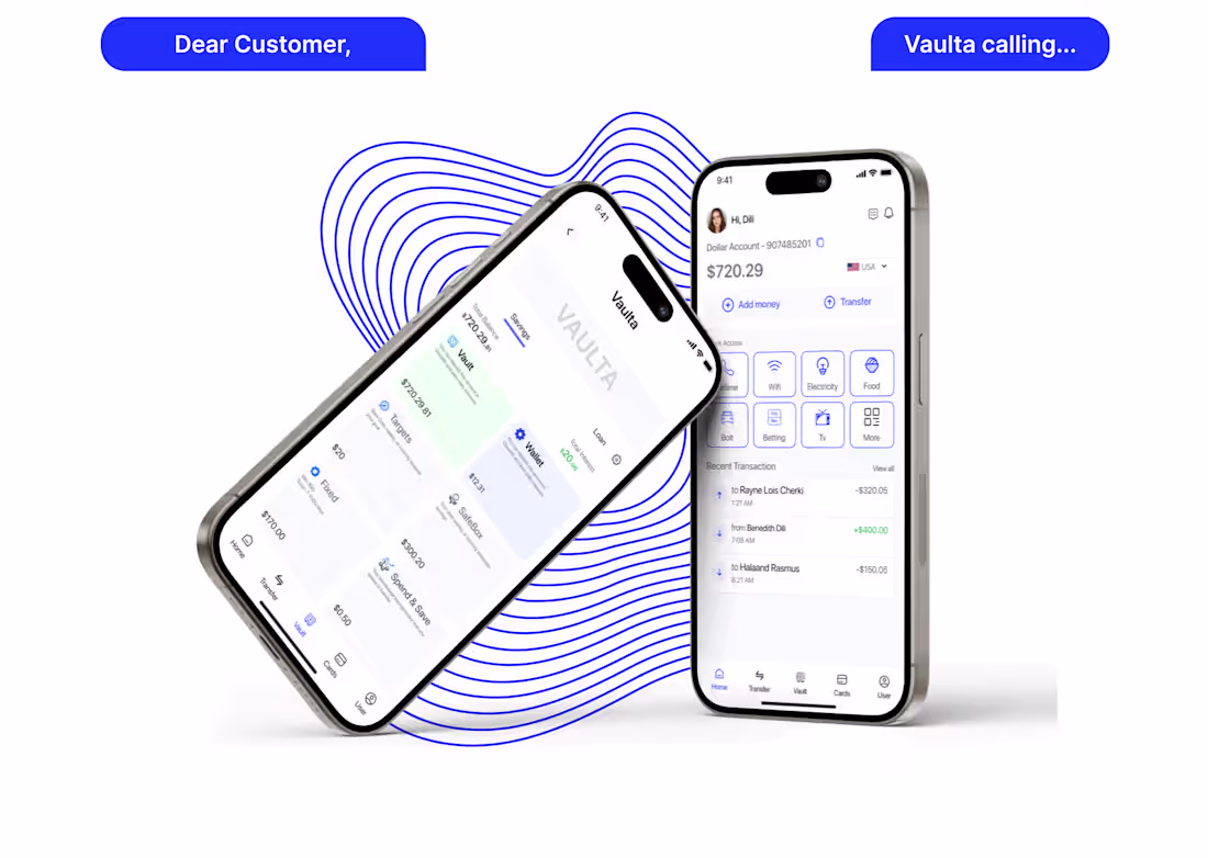 Cover image for Vaulta Banking App — Case study Vaulta is a mobile banking a...