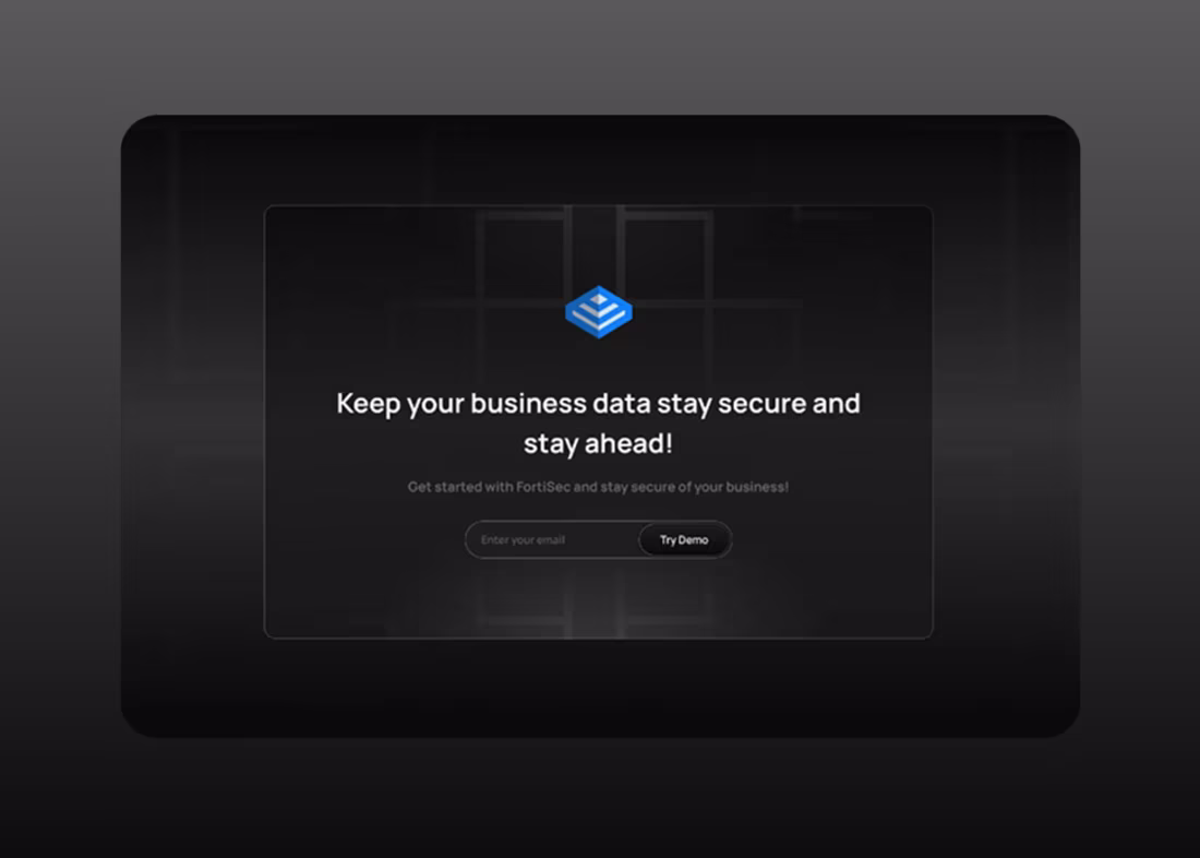 Cover image for Cybersecurity Landing Page
