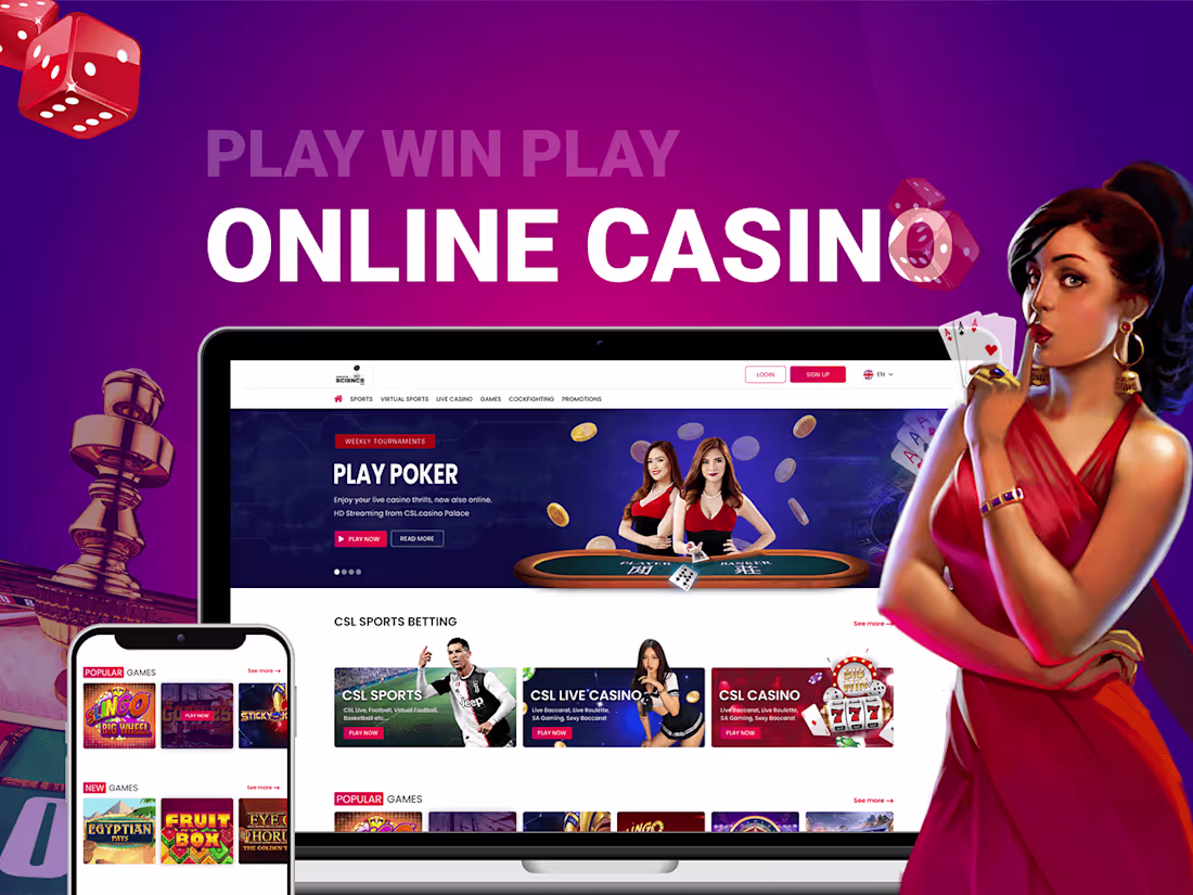 Cover image for Online Casino on Behance