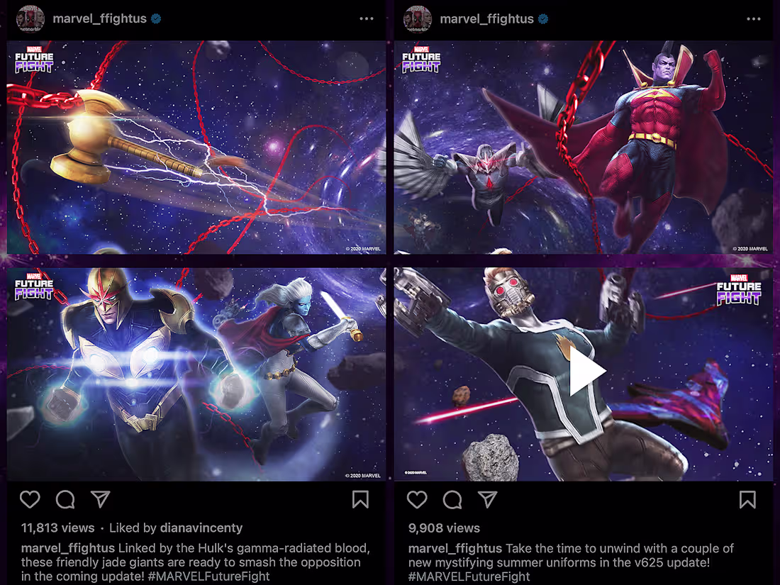 Cover image for Marvel Future Fight Social Content