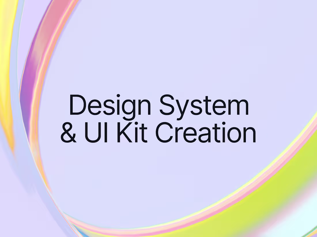 Cover image for Design System & UI Kit Creation