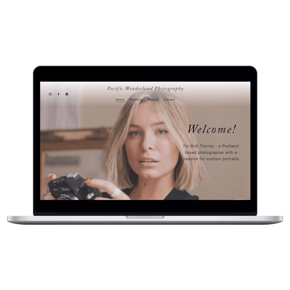 Cover image for Photography Website | Pacific Wonderland Photography