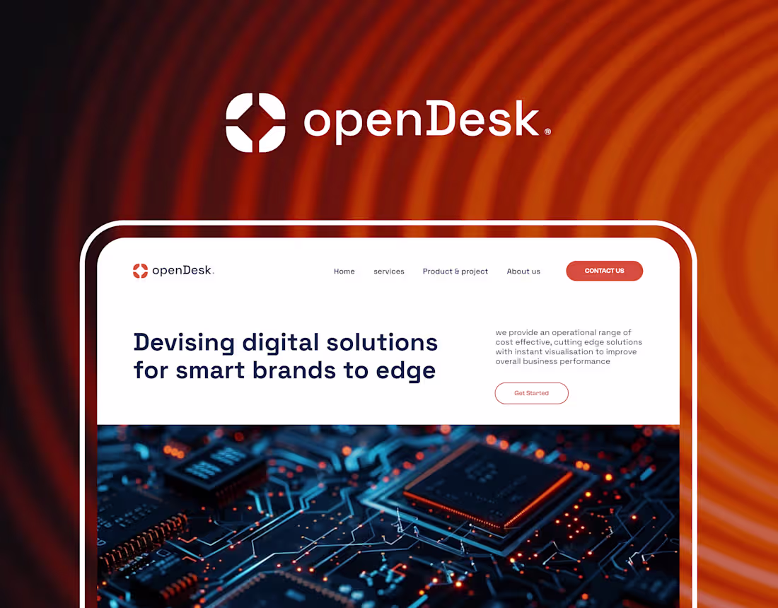 Cover image for OpenDesk Brand and UI Design