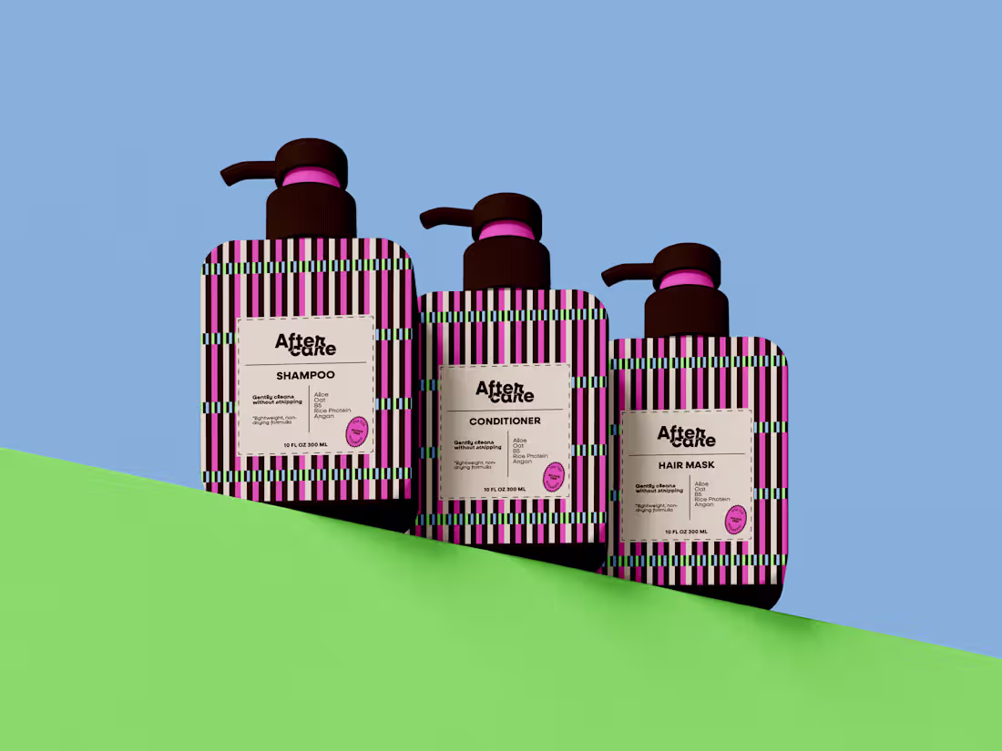 Cover image for Aftercare - Haircare Brand Identity and Packaging