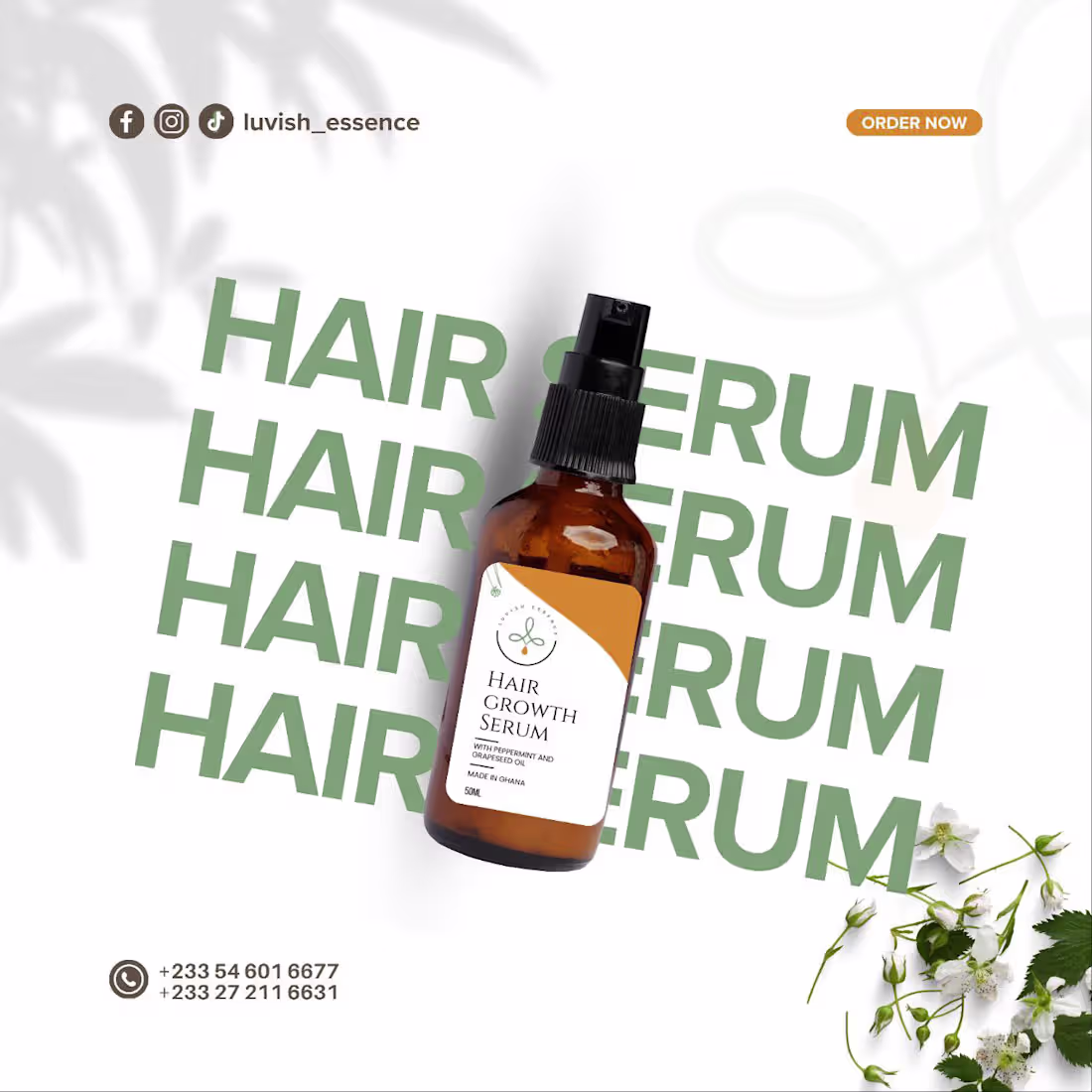 Cover image for LUVISH ESSENCE ( HAIR FOOD BRAND ) :: Behance