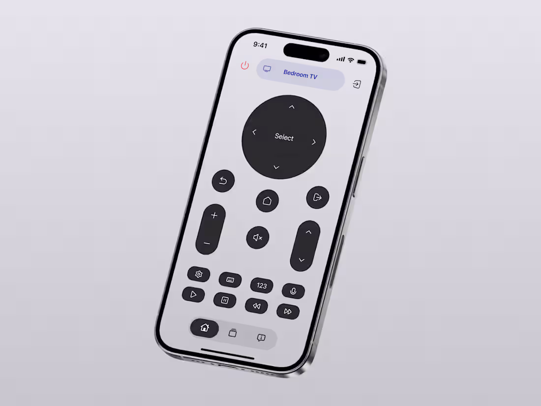 Cover image for Samsung TV Remote Control App Design