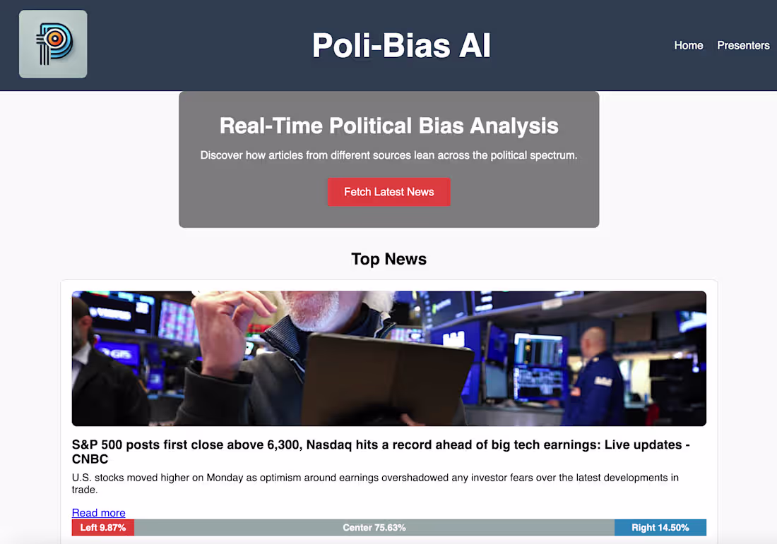 Cover image for Poli-Bias AI