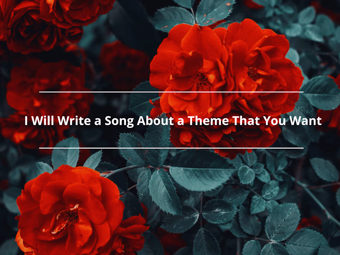 Cover image for I Will Write a Song About a Theme That You Want