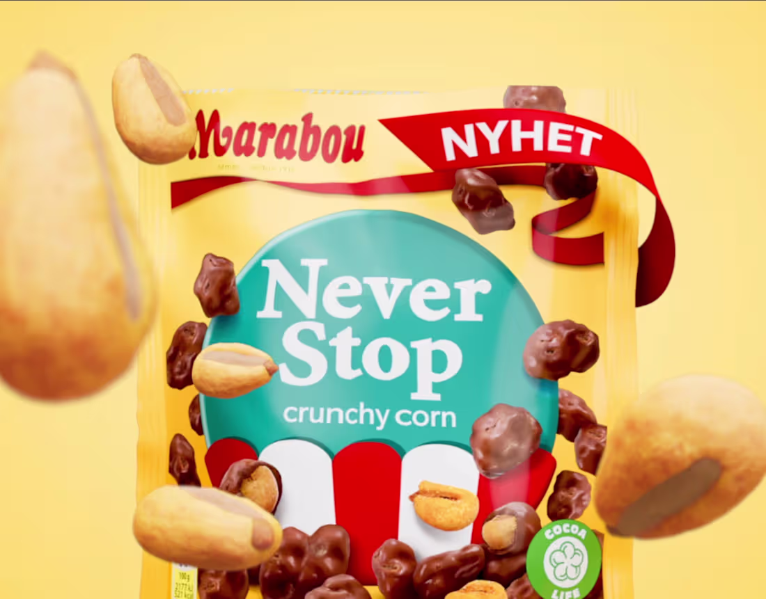 Cover image for Marabou TVC and social media adverts