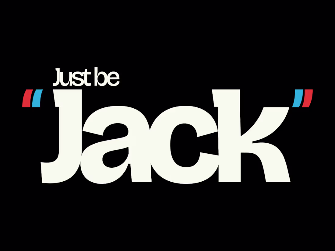Cover image for Just Be Jack