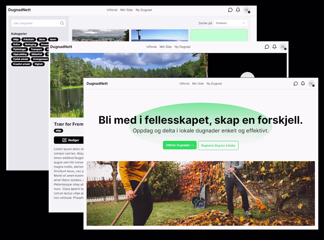 Cover image for Volunteering Platform in Norway