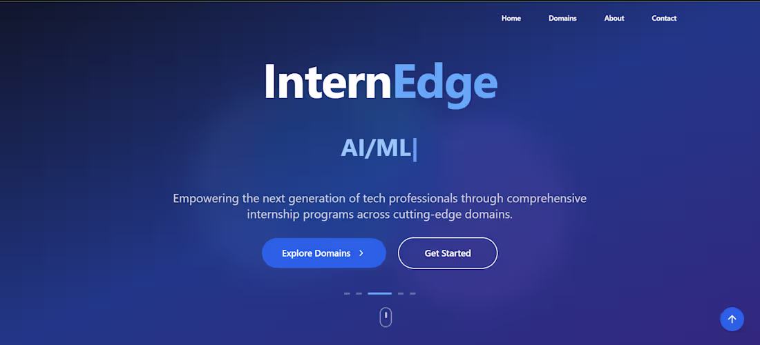 Cover image for Website developed for InternEdge Private