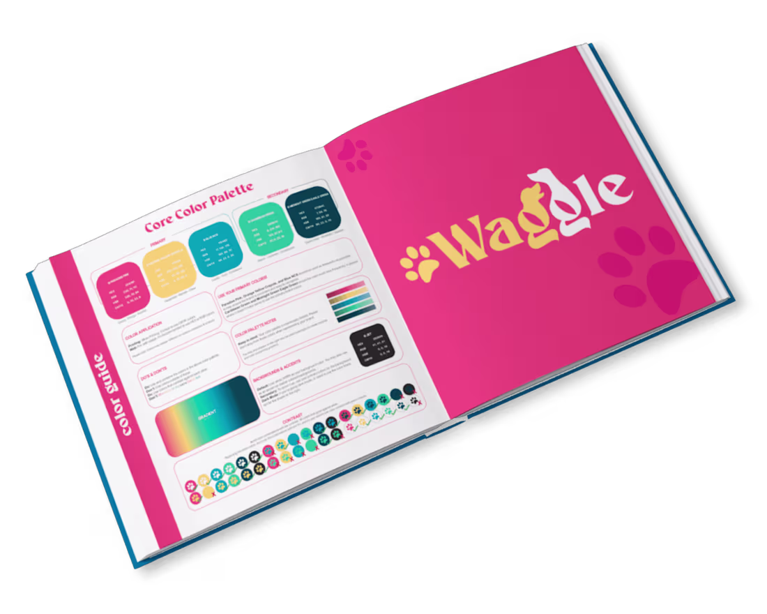 Cover image for Waggle Brand Identity Design