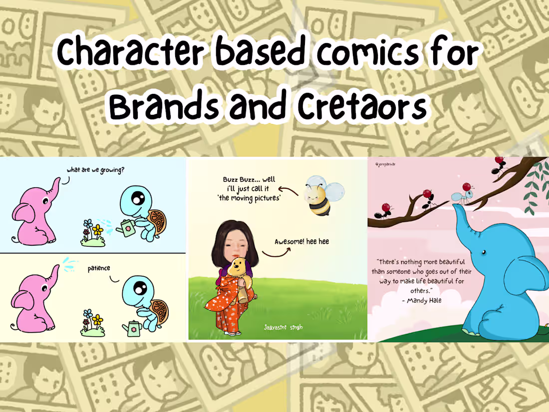 Cover image for Character-Based Comics for Brands & Creators