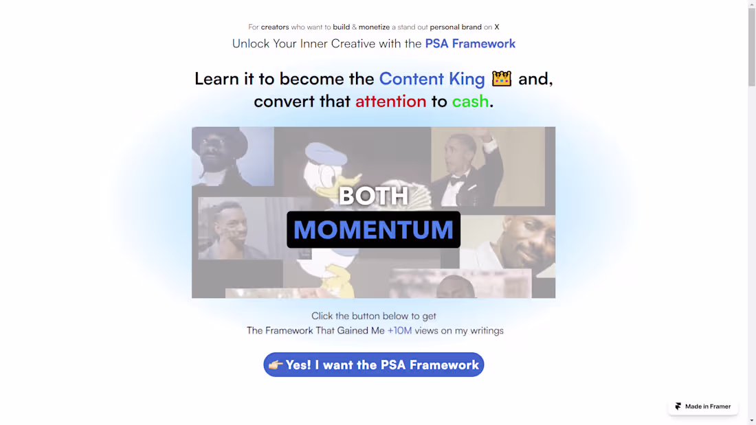 Cover image for Landing Page - Framer Development 📃