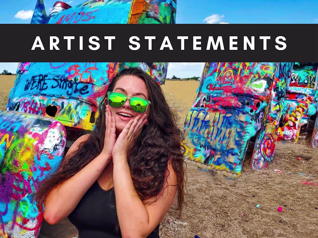 Cover image for Artist Statements